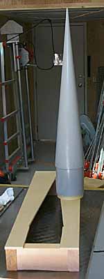 nose cone plug and base